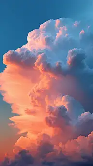 天空白云云彩夕阳云朵风景