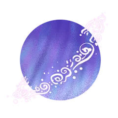 水彩风-高级星球贴纸