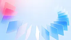 科技风人工智能渐变图层边框背景