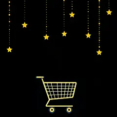 Black Friday Sales Marketing Poster Star Light Product Background Image