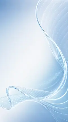 背景系列简约风淡蓝色立体弯曲线条背景