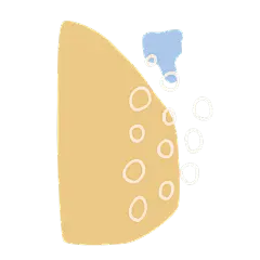 手绘-莫兰迪色块贴纸svg8