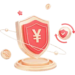 金融理财保险3D立体C4D金币组合元素