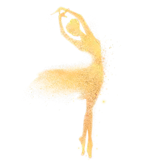 酷炫妇女节人物细闪剪影4