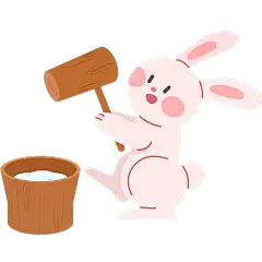 SVG-中秋节贴纸-兔子