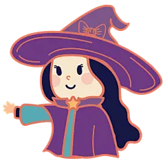 手绘-魔法元素插画贴纸-SVG10
