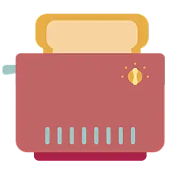 扁平风家居生活电器-svg-吐司机