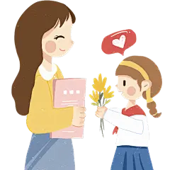 插画-老师-学生