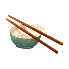 卡通感元宵节饺子元素贴纸