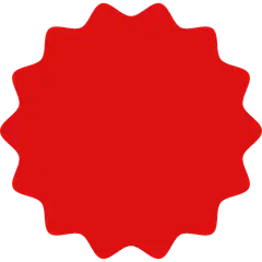 通用装饰红色爆炸框元素