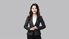 商务女性模特人像图片