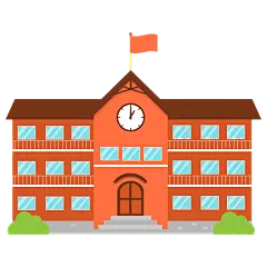 矢量-学校建筑元素