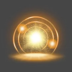 特效系列梦幻感发光粒子光圈