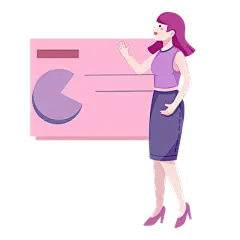 手绘-商务办公职业形象人物插画9