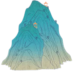 古典吉祥物元素主题素材-山