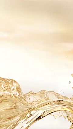 特效系列轻奢感金色光泽水纹展台背景