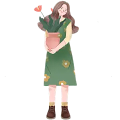 优雅女性贴纸2