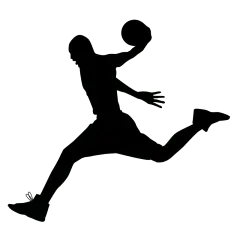 篮球人物剪影贴纸-SVG6