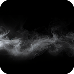 写实烟雾雾气白色有色气体元素贴纸