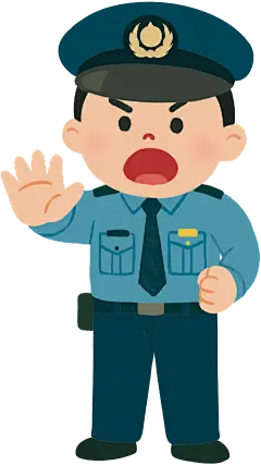 人物系列肌理感卡通警察元素