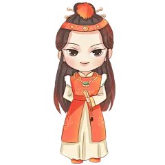 手绘Q版-红楼梦元素贴纸