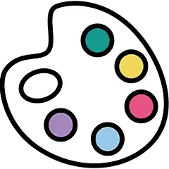 高质量人物插画-调色盘