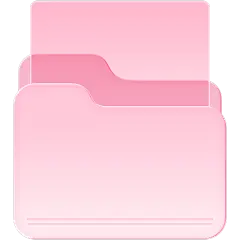 常规装饰系列简约风粉色渐变文件夹文件元素