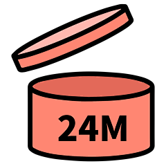 常规内容-图标系列插画风护肤品开盖限用24个月图标元素