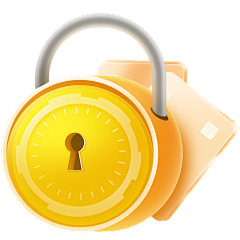 金融金锁创意贴纸套装