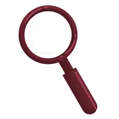 手绘风-商业办公贴纸-放大镜