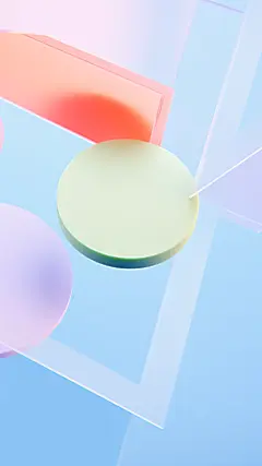 通用玻璃质感彩色背景图片