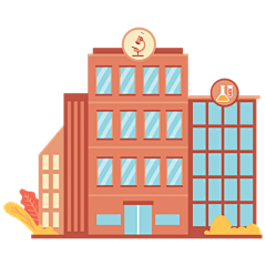 矢量-学校建筑元素