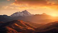 山峰山脉山林山顶自然风景