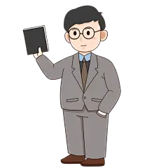 手绘民国先生元素5