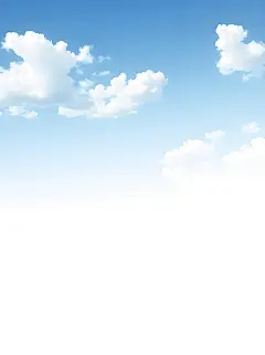 风光系列实景蓝天白云元素