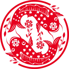 中国风窗花纹样贴纸1