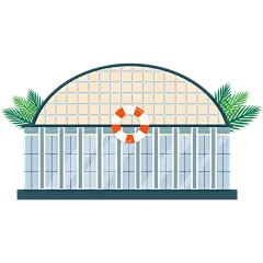 矢量-学校建筑元素