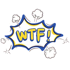 卡通风爆炸文字贴纸6