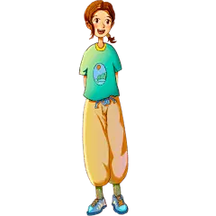动漫风人物元素-女孩