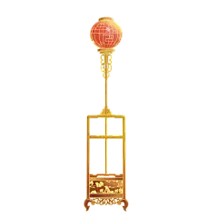 中国风-家具用品贴纸-落地灯