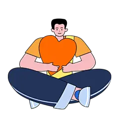 卡通感父男生亲节元素贴纸