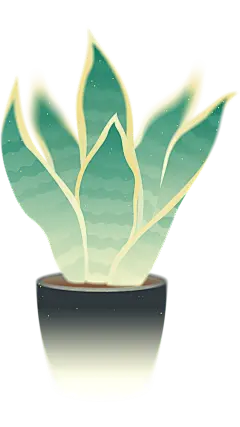 植物系列弥散风绿植盆栽元素
