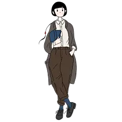 人物插画-女孩