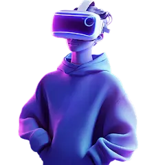 人物系列通用3D皮克斯科技元宇宙人物贴纸