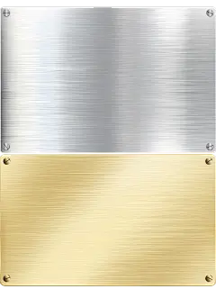 常规系列渐变金属质感板通用元素素材