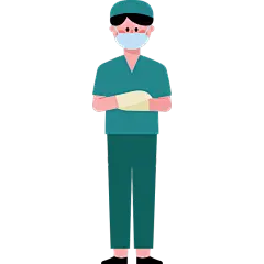 可爱扁平-医生/医疗健康