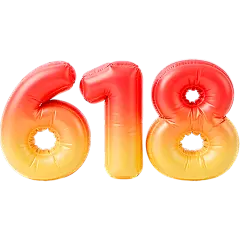 3D膨胀拟人钱袋金币优惠券618组合元素