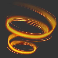 特效系列科技感螺旋上升特效元素