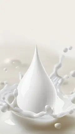 饮品系列牛奶滴溅海报背景