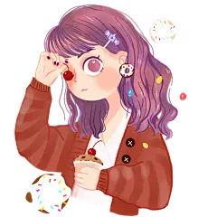人物插画-女孩